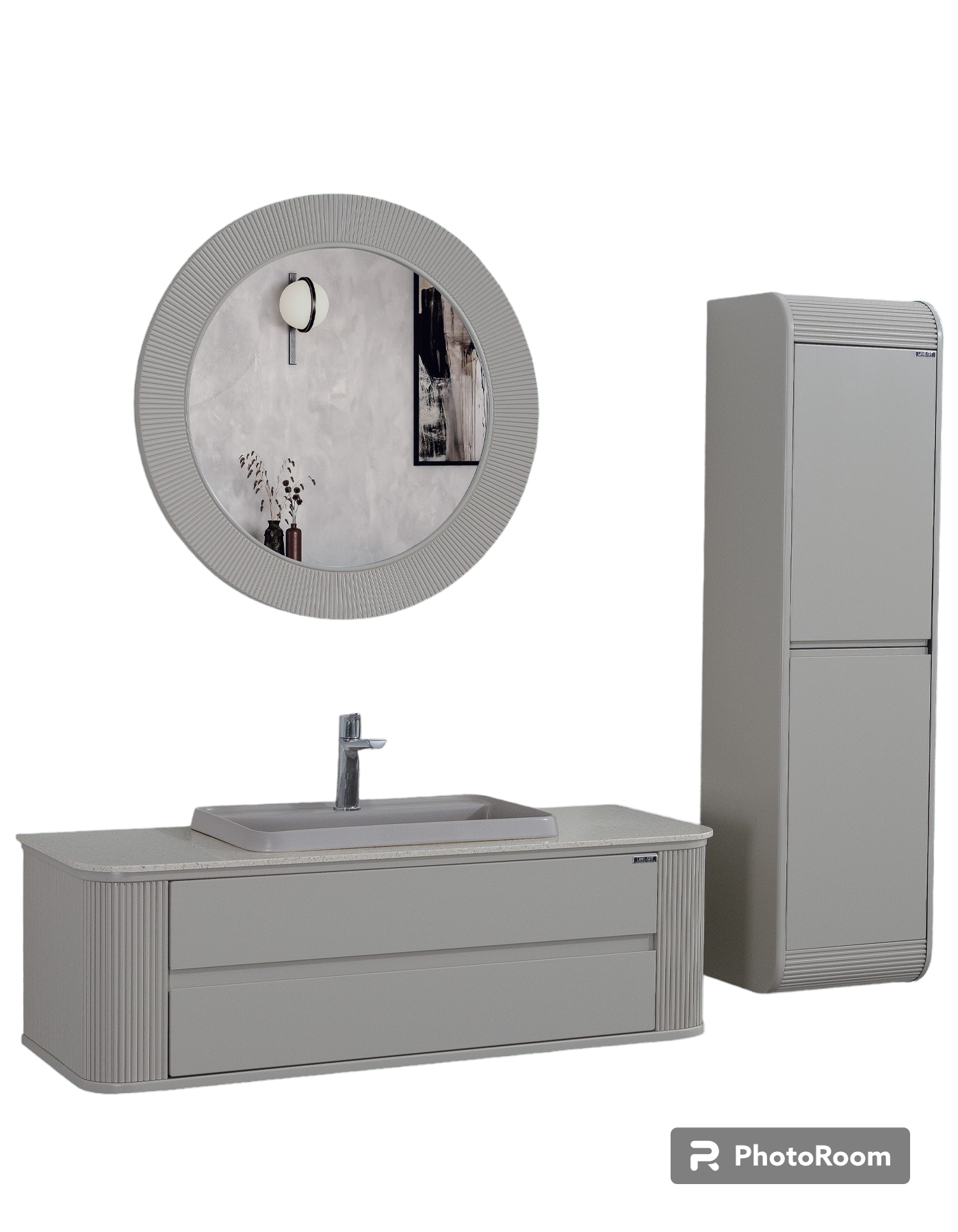 Lineart Maison 120 cm Banyo Dolabı + Boy Dolabı 