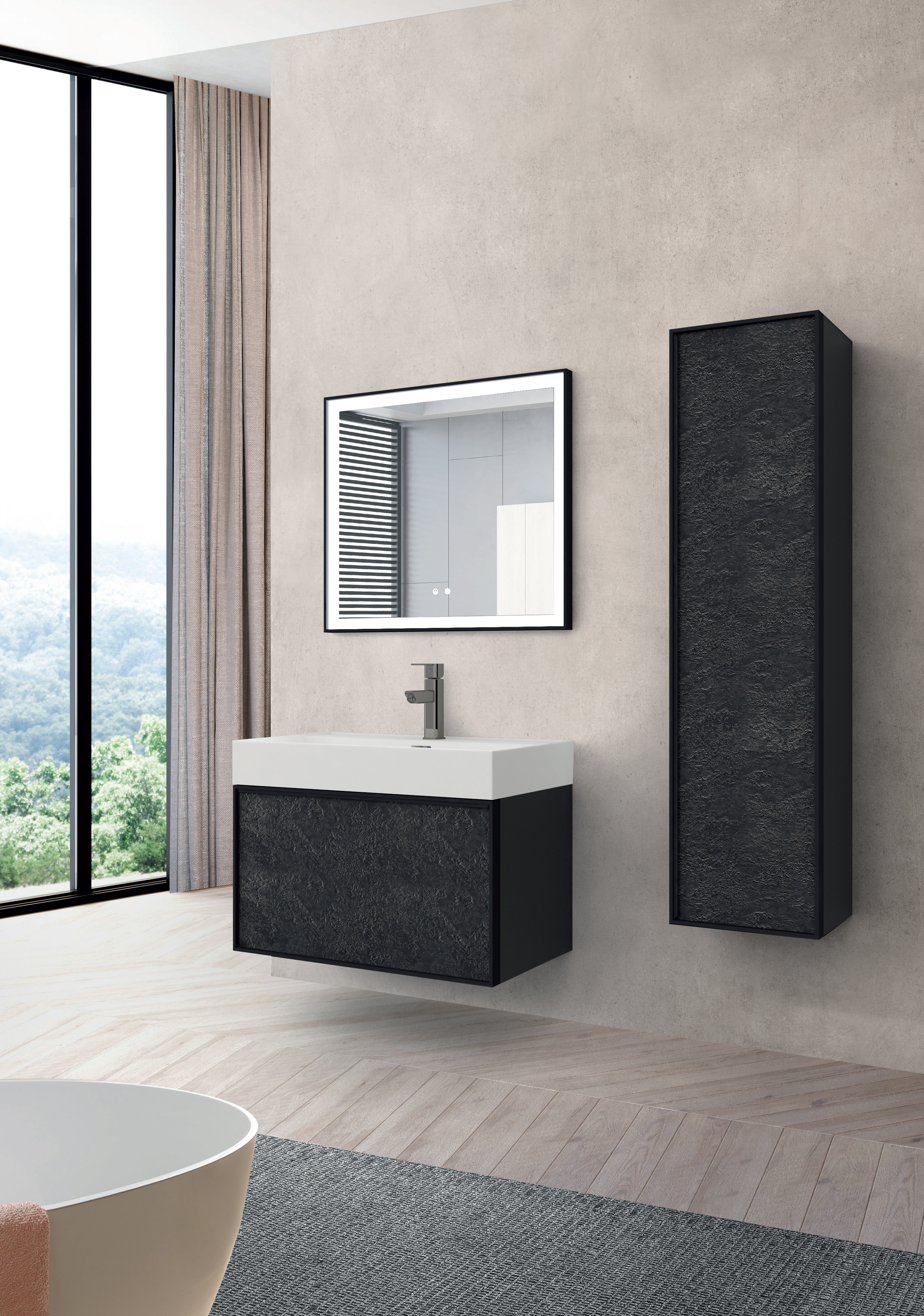 Lineart Sky 100 cm Banyo Dolabı 