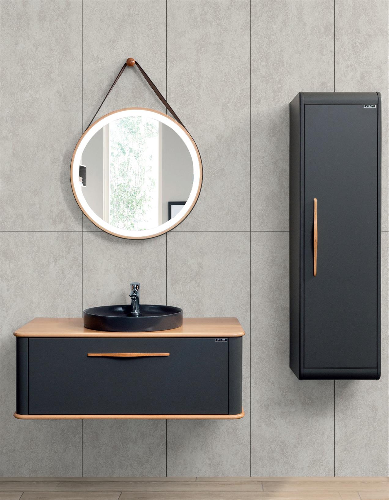 Lineart Vita 100 cm Banyo Dolabı + Boy Dolabı 