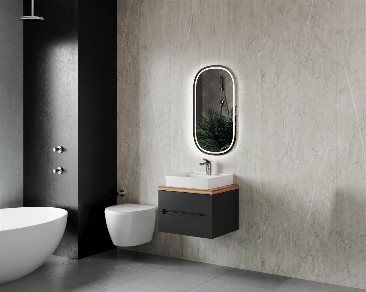 Violet 60 cm Banyo Dolabı 