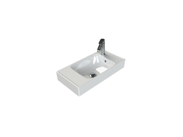 Cerastyle Sharp 60 x 30 cm Etajerli Lavabo - Banyostyle.com