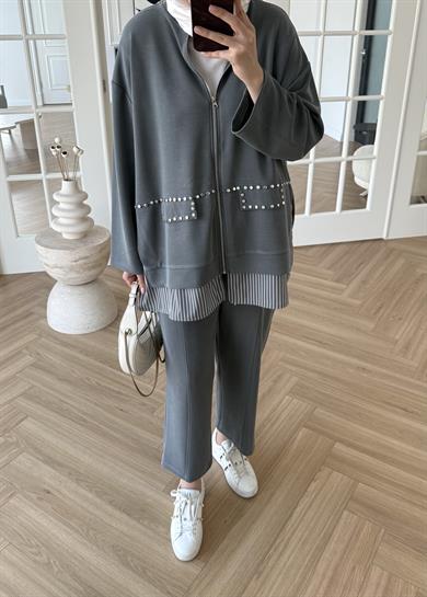 Aden Oysh Takım Gri