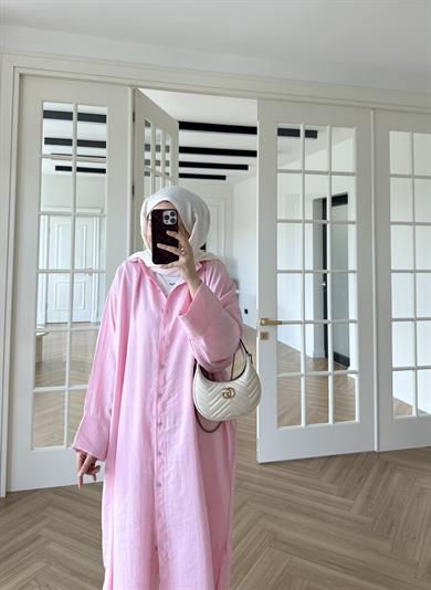 Dore Tensel Gömlek Pembe