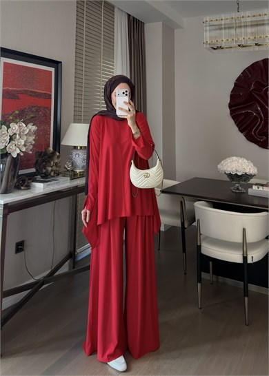 Arvenda Sandy Takım Kırmızı