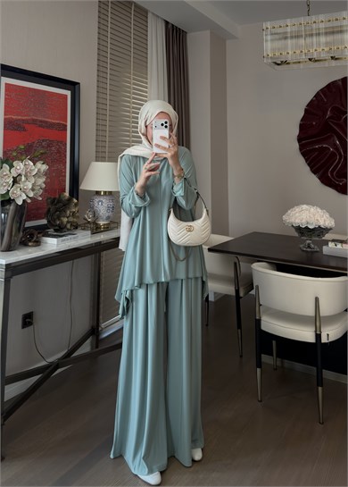 Arvenda Sandy Takım Mint Yeşili