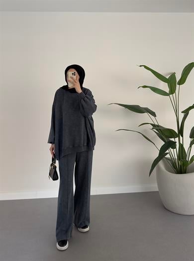 Soluk Efektli Takım Antrasit