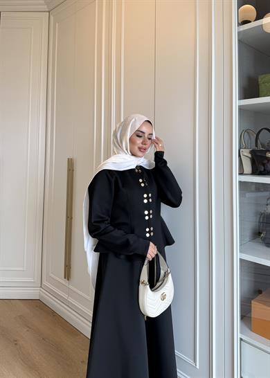 Bel Oturtmalı Scuba Takım Siyah