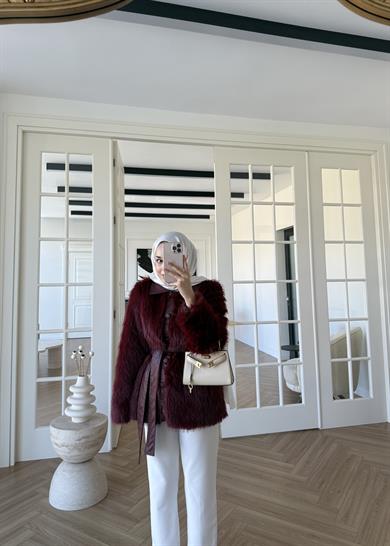 Benna Kürk Kaban Bordo