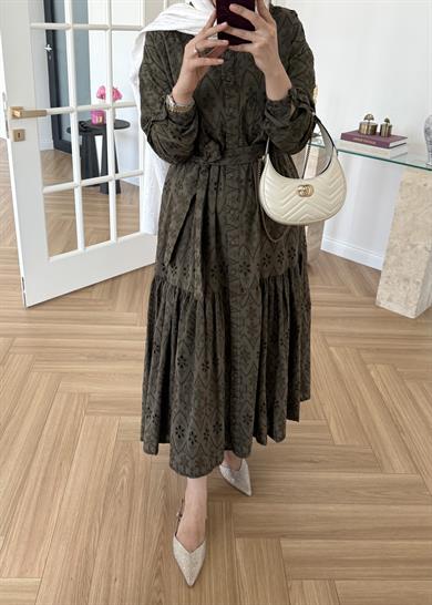 Bera Fisto Elbise Haki