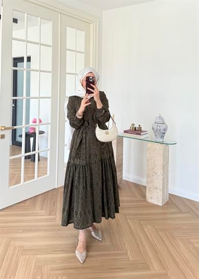 Bera Fisto Elbise Haki