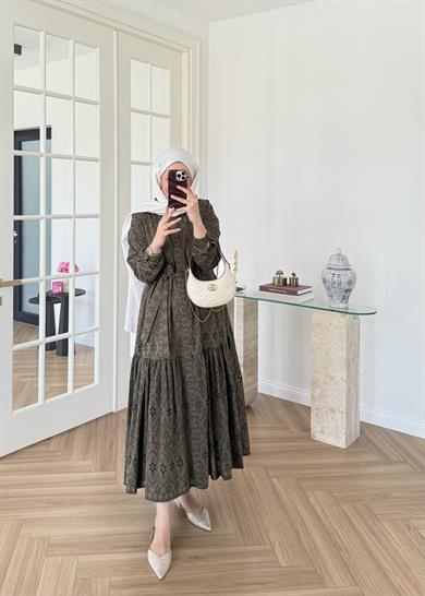 Bera Fisto Elbise Haki