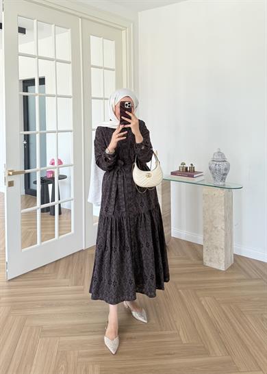 Bera Fisto Elbise Kahve