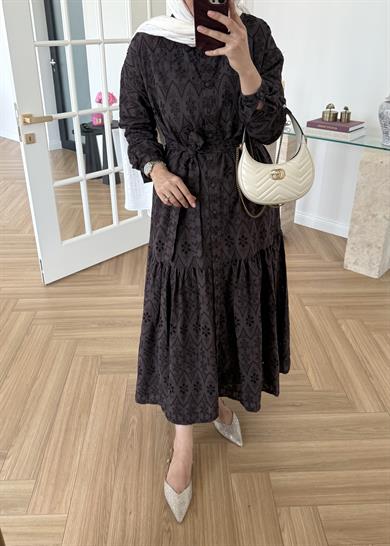 Bera Fisto Elbise Kahve