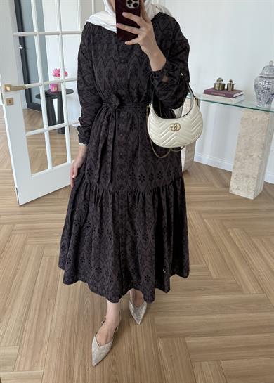 Bera Fisto Elbise Kahve