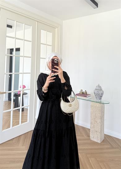 Bera Fisto Elbise Siyah