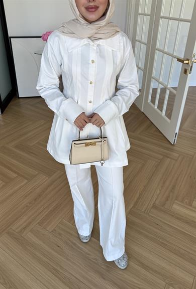 Bloom Denim Takım Ekru