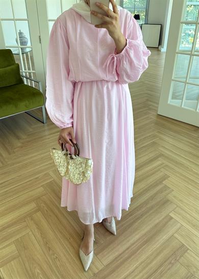 Daisy Elbise Pembe