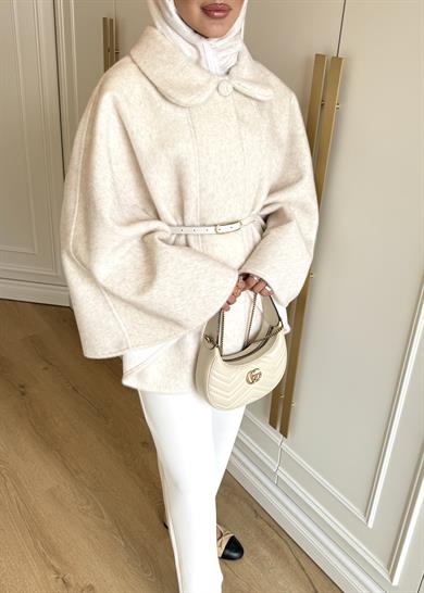 Deri Kemerli Panço Ekru