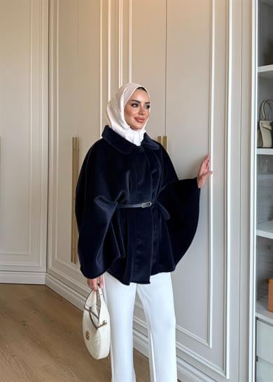 Deri Kemerli Panço Lacivert