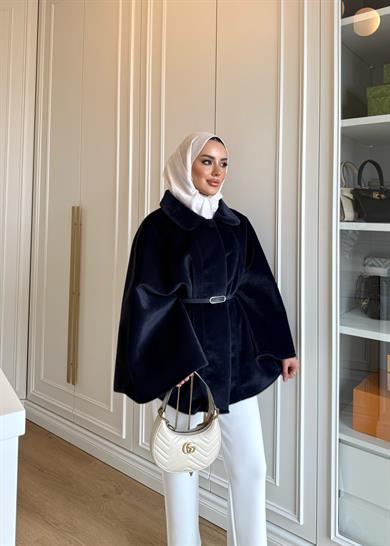 Deri Kemerli Panço Lacivert