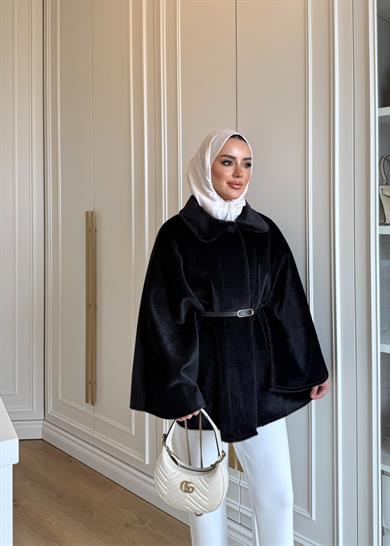 Deri Kemerli Panço Siyah