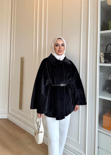 Deri Kemerli Panço Siyah
