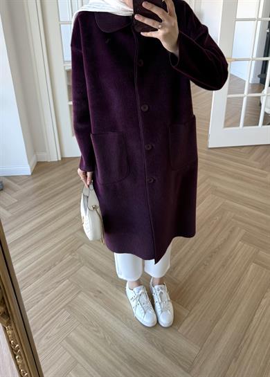 Deve Tüylü Cepli Kaban Mürdüm