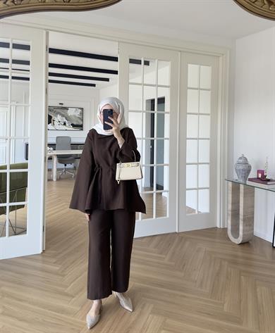 Dora Cupra Takım Kahve