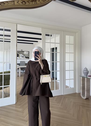 Dora Cupra Takım Kahve