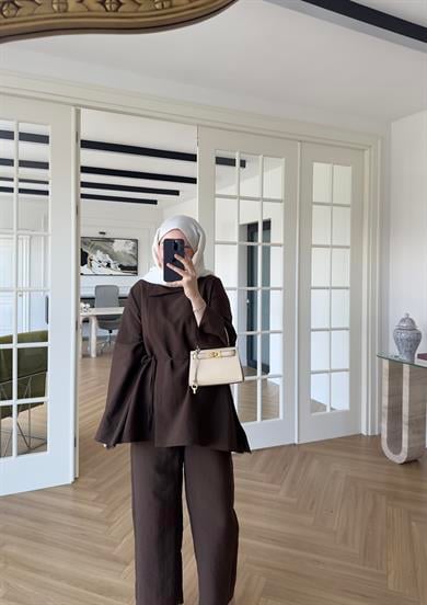 Dora Cupra Takım Kahve