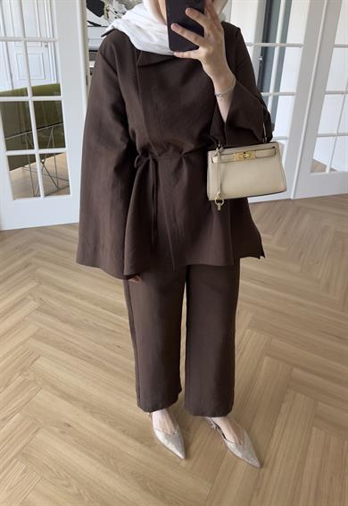 Dora Cupra Takım Kahve