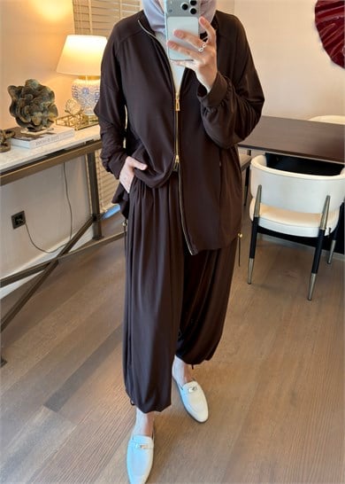 Elite Comfort Takım Kahverengi