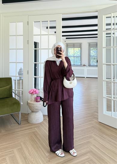 Eliza Kıraşlı Takım Bordo