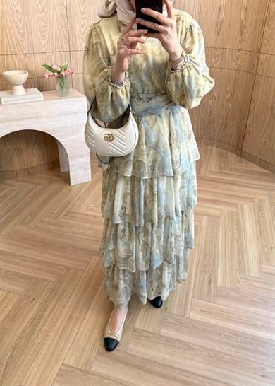 Ella Şifon Elbise Çağla