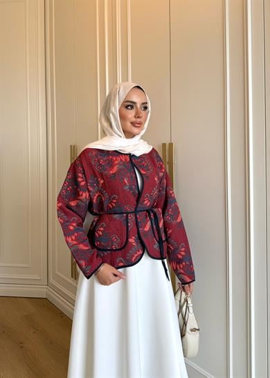 Eva Jakar Ceket Kırmızı