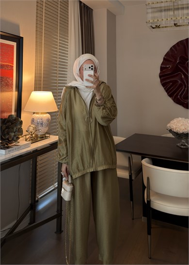 Fennes Modal Takım Olive