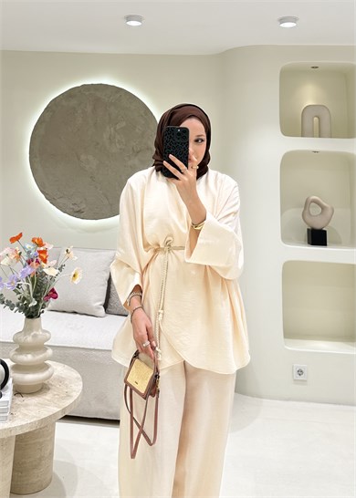 Feray Pantolon Takım Sarı