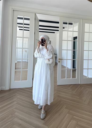 Fisto Dantel Etek Ekru