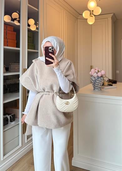 Hola Şallı Fox Kaban Bej