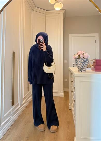 Kaşmir Triko Takım Lacivert