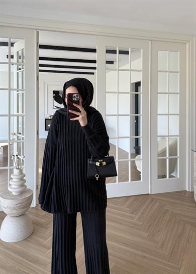 Kaşmir Triko Takım Siyah