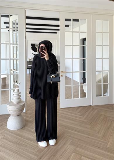 Kaşmir Triko Takım Siyah