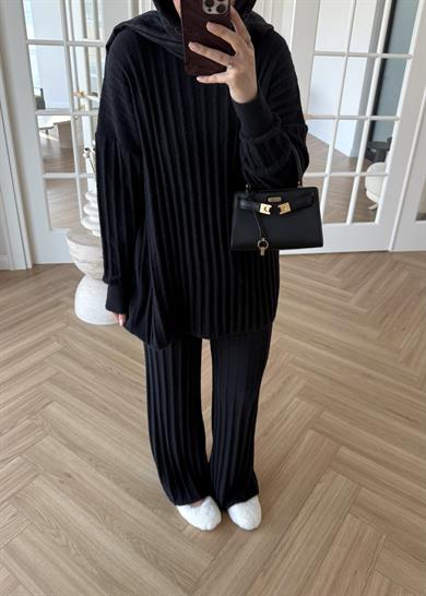 Kaşmir Triko Takım Siyah