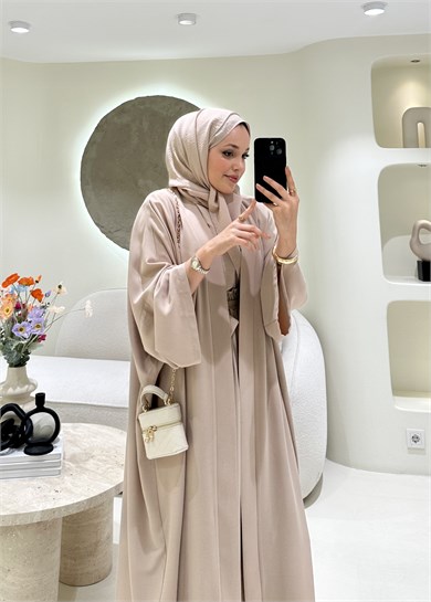 Lady 2 li Abaya Takım Taş