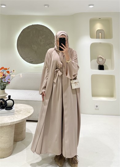 Lady 2 li Abaya Takım Taş