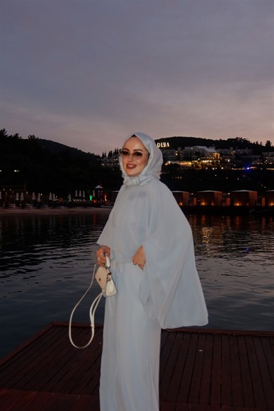 Lavena Şifon Takım Bebe Mavi