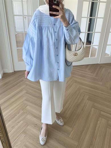 Lavin Gömlek Bebe Mavi