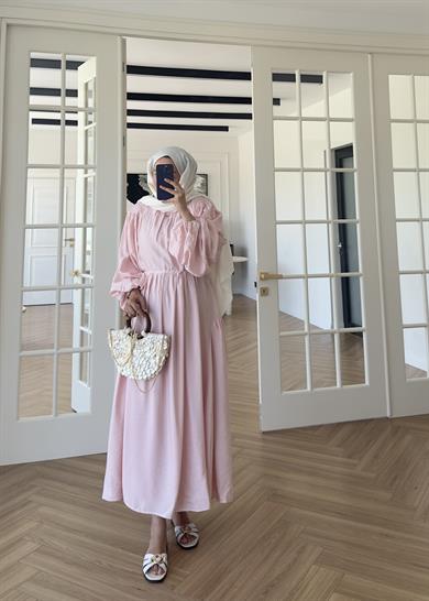 Lisa Elbise Pembe 