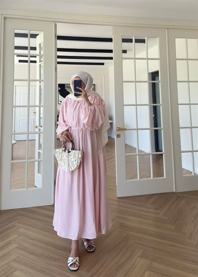 Lisa Elbise Pembe 