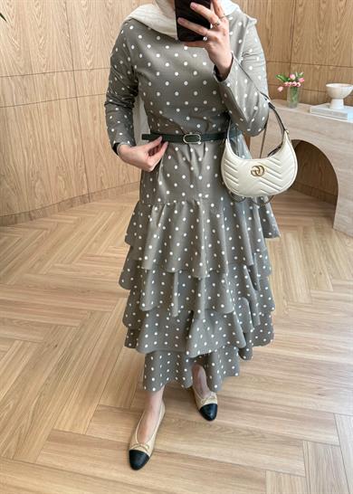 Lorien Puantiye Elbise Çağla